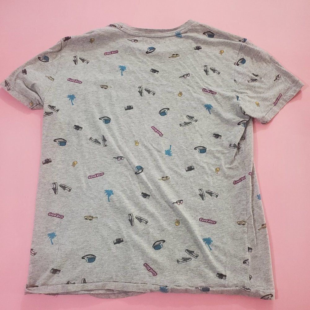 🌴 Aeropostale Summer Palm Tree Vans Peace Short Sleeve T-Shirt 🌴 - Picture 7 of 12